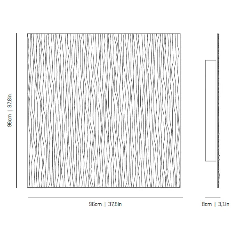 a-Emotional Light Planum Medium Wall Light | All Square Lighting