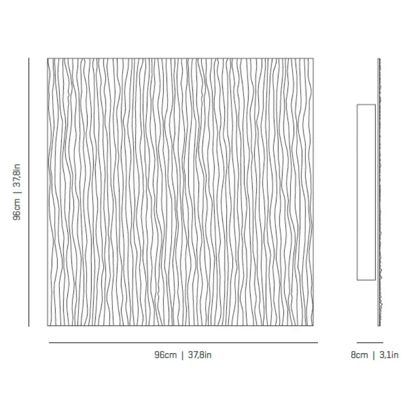 a-Emotional Light Planum Medium Wall Light | All Square Lighting