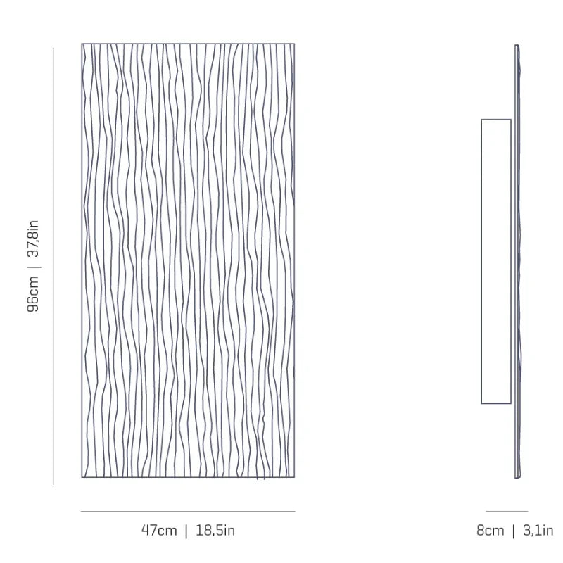 a-Emotional Light Planum Small Wall Light | All Square Lighting