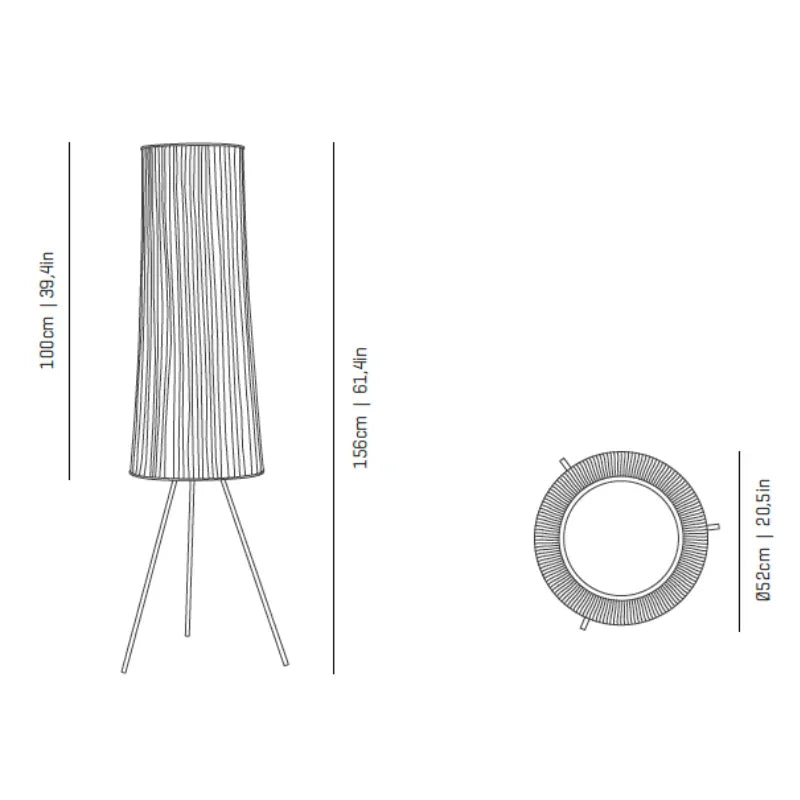 a-Emotional Light Ura Medium Floor Lamp | All Square Lighting