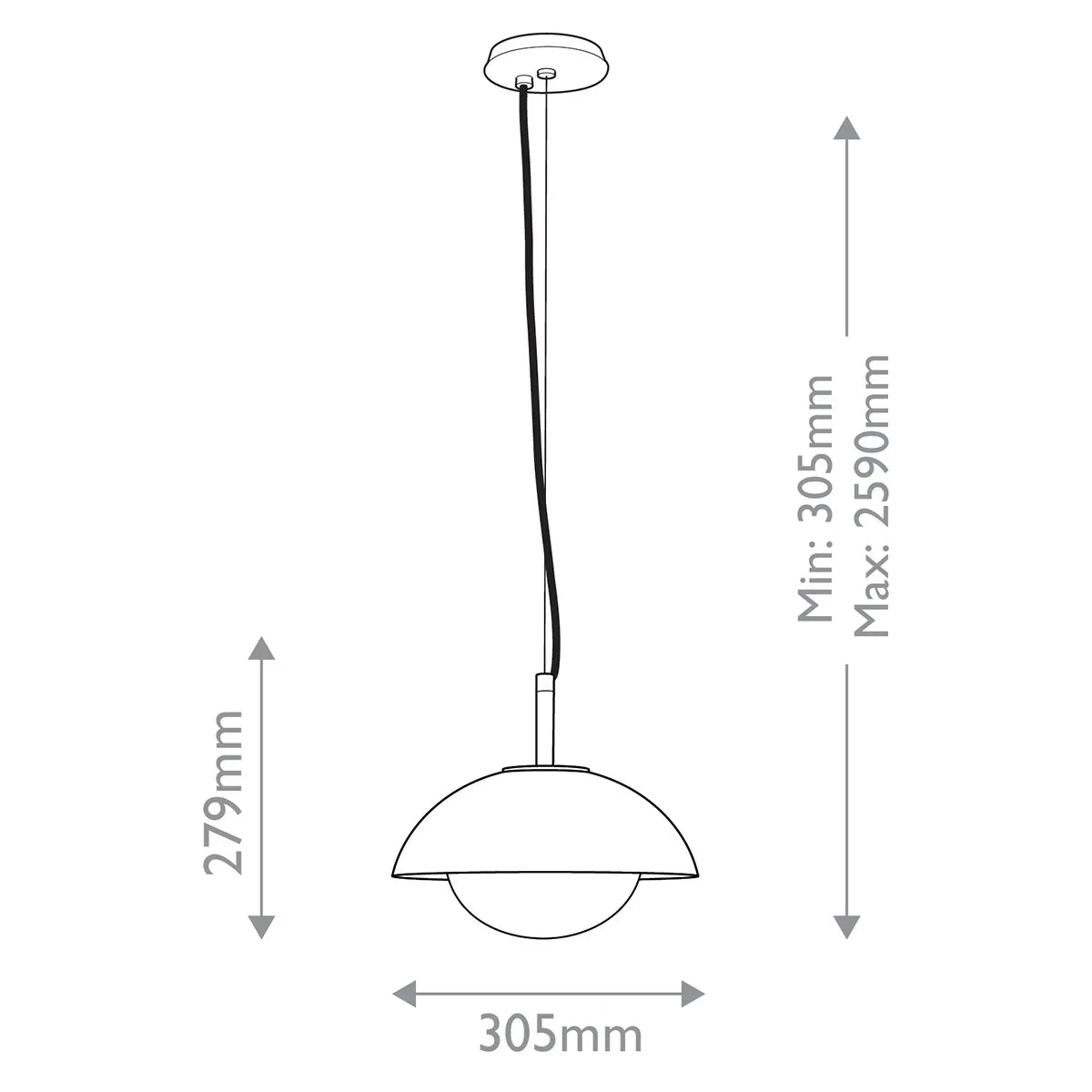 Glaze 1 Pendant Light