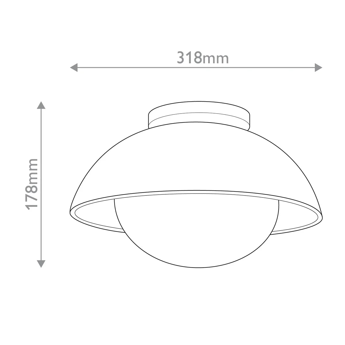 Glaze Ceiling Light