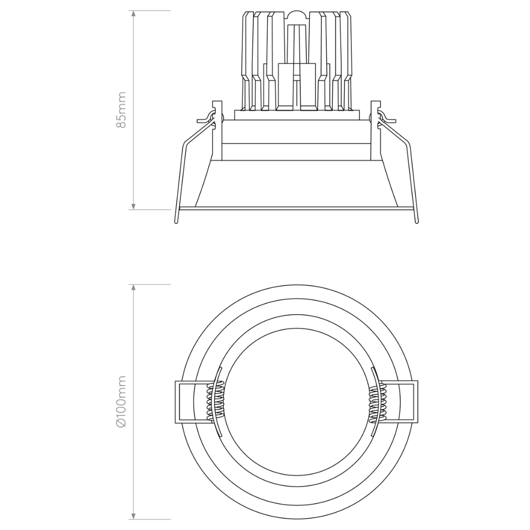 Minima PRO Round Adjustable Downlight