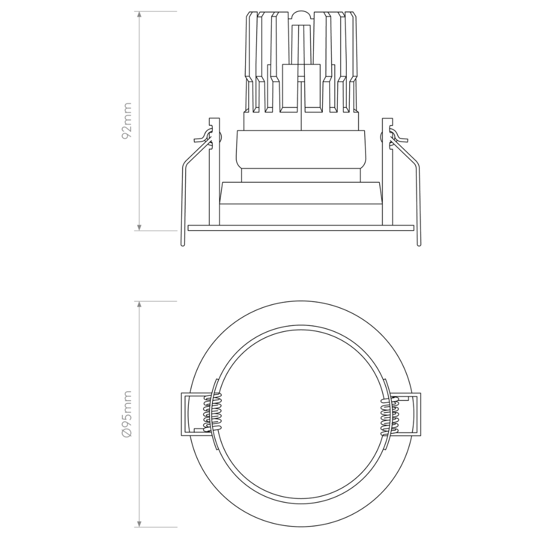 Pinhole PRO Round Adjustable Downlight