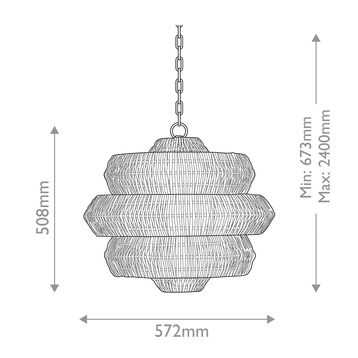 Antibes Small Pendant Light