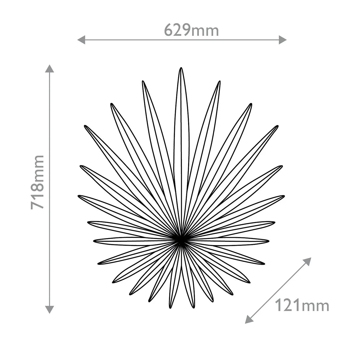 Bismarkia Wall Light