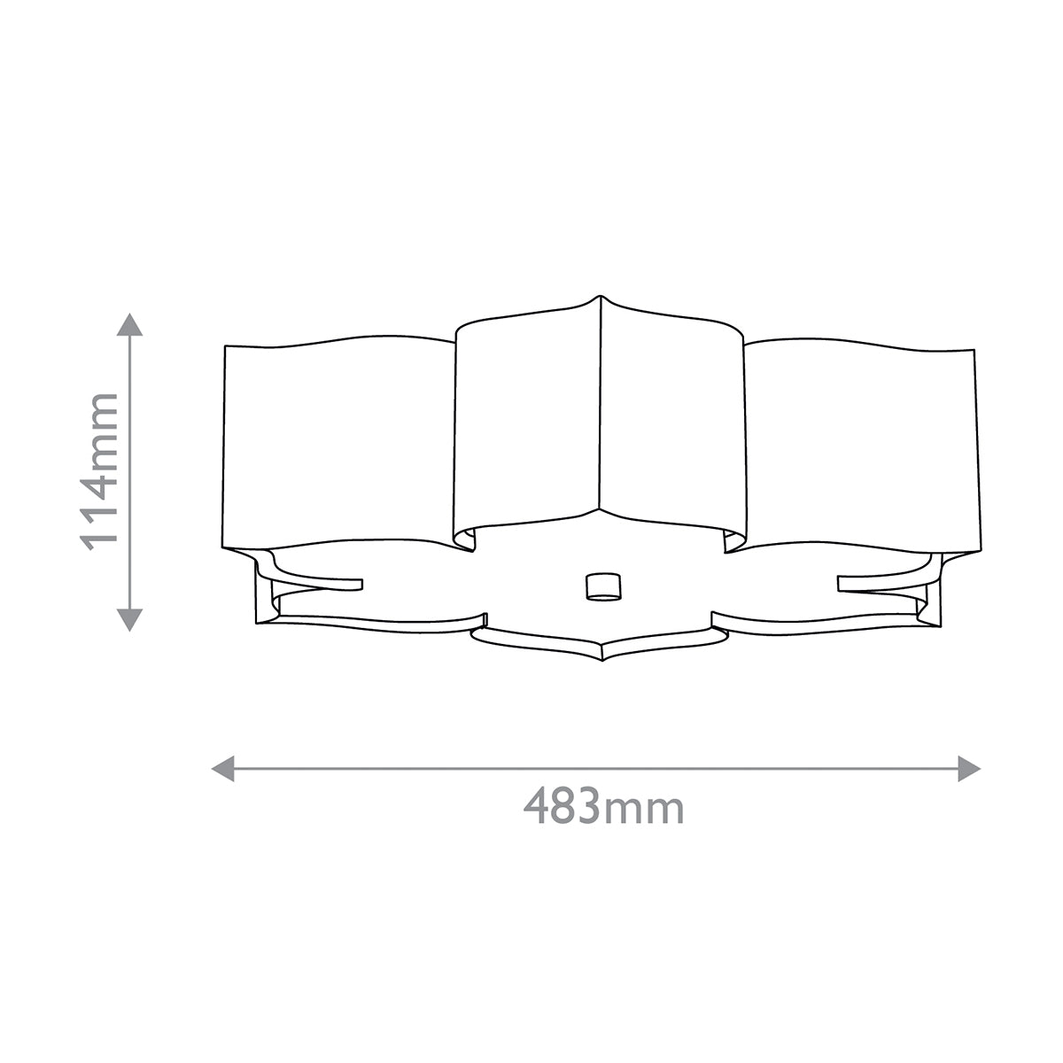 Grand Lotus Ceiling Light