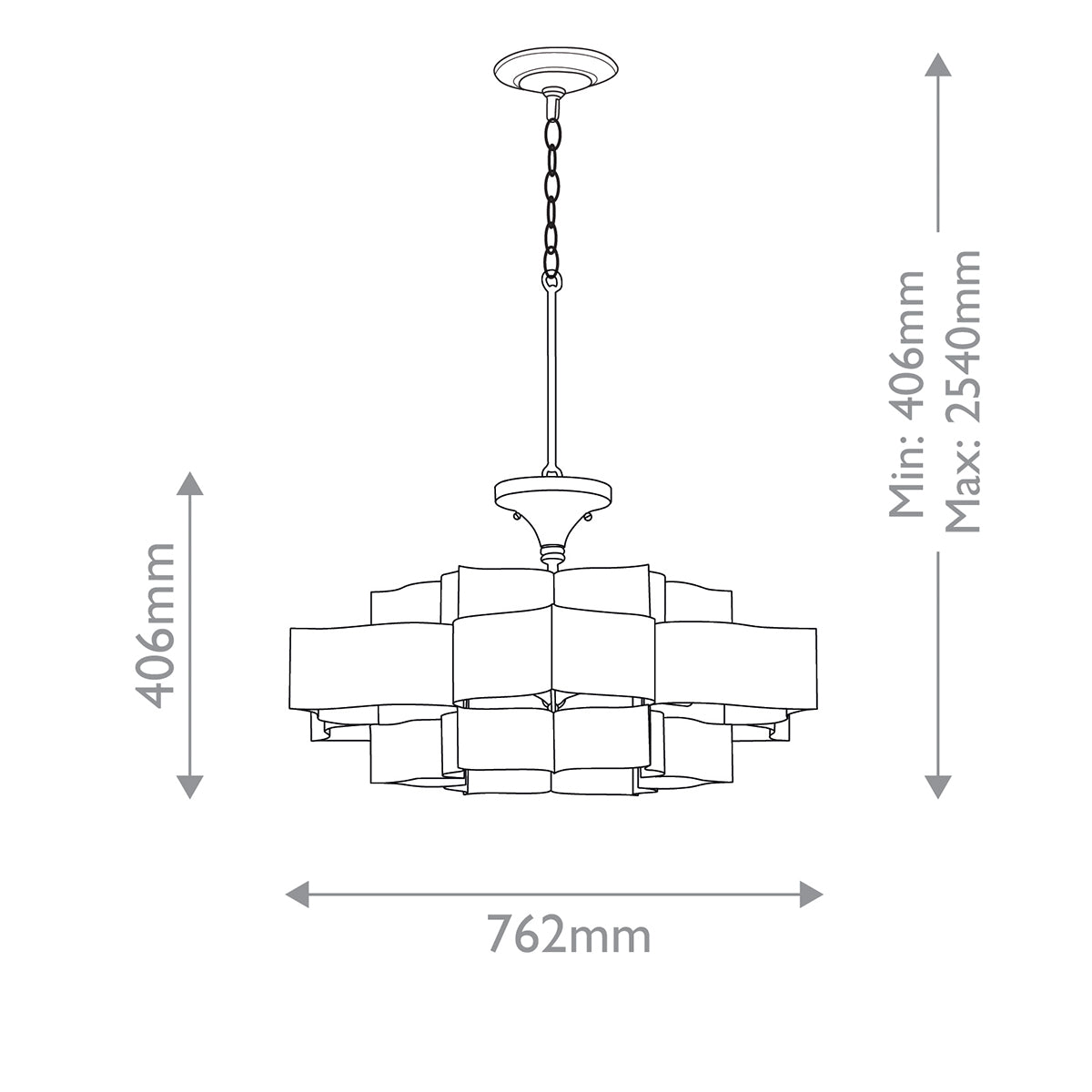 Grand Lotus Pendant Light