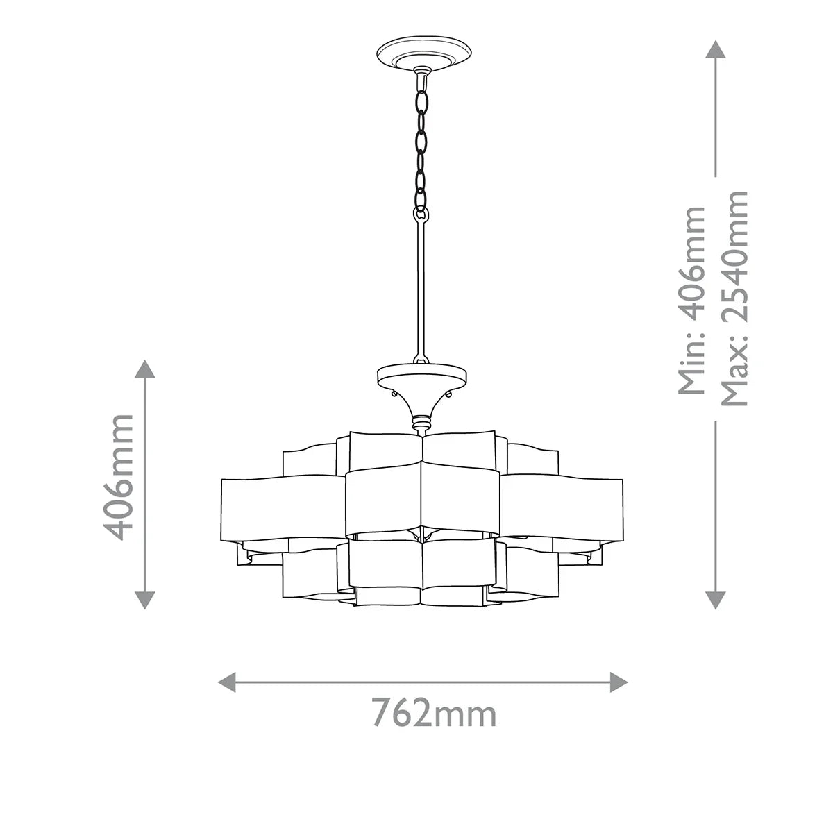 Grand Lotus Pendant Light