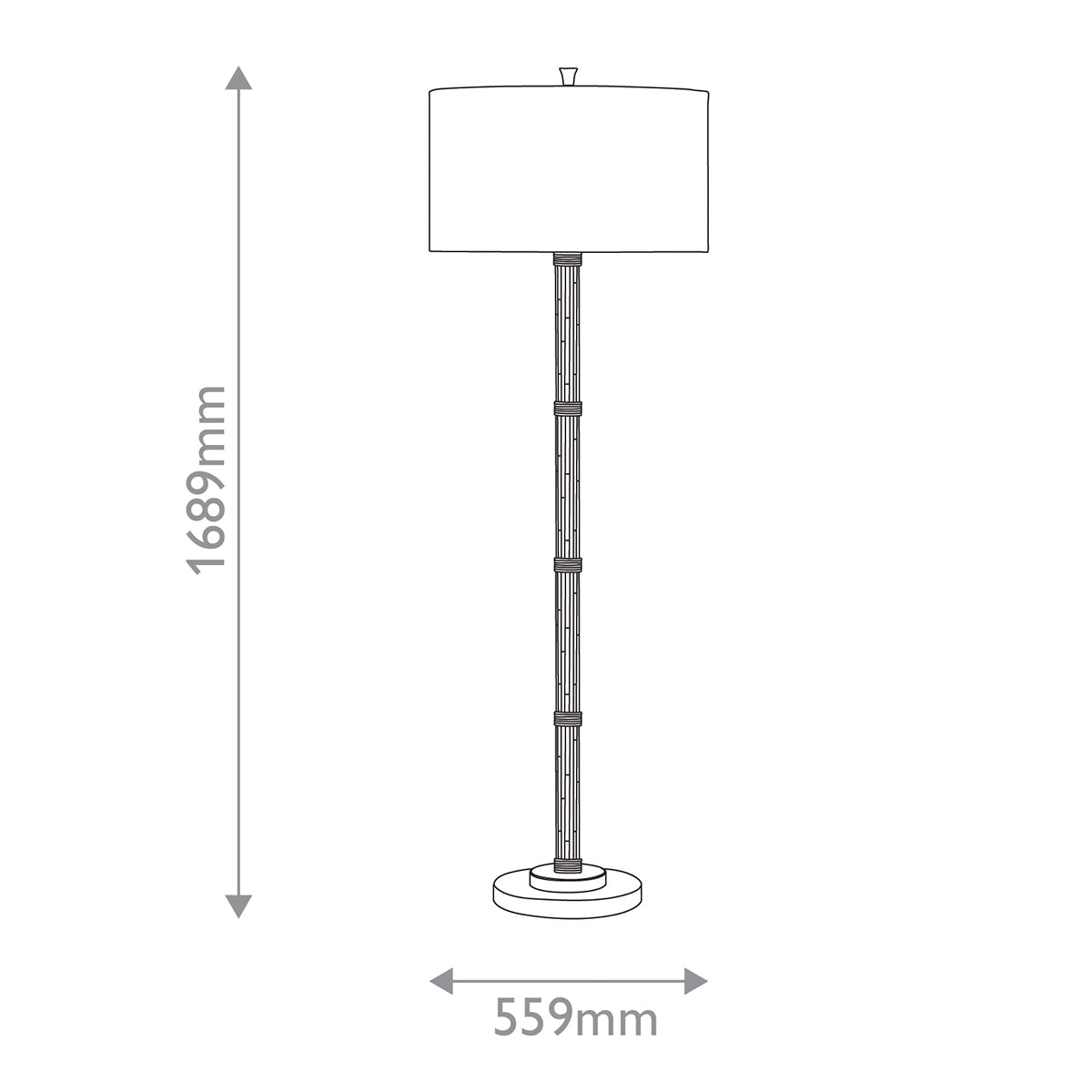 Reed Floor Lamp