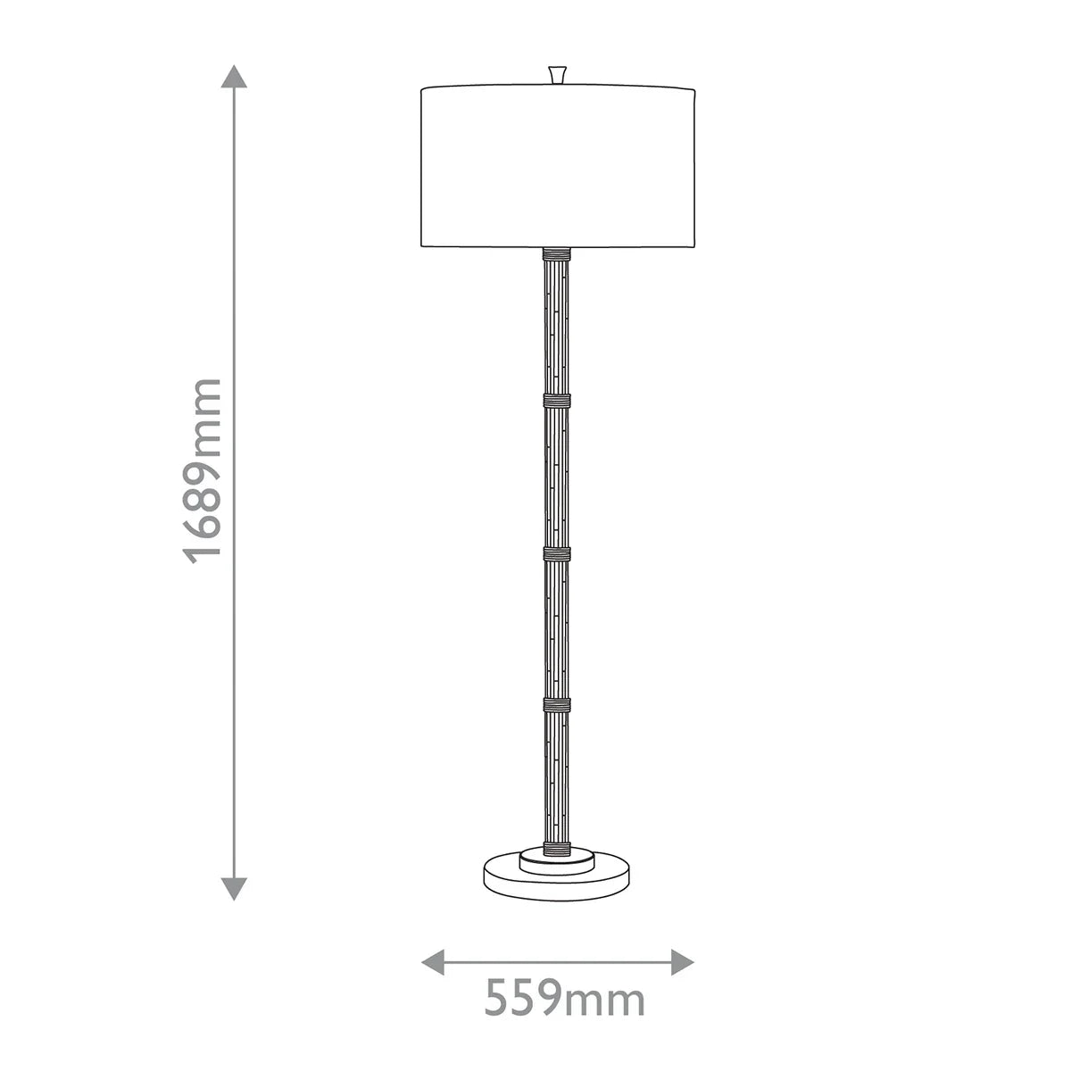 Reed Floor Lamp