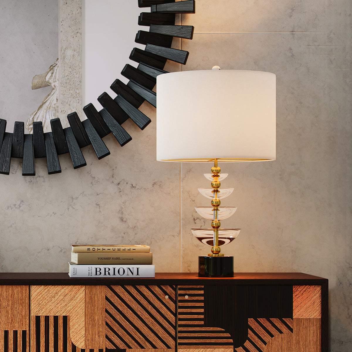 Waterfall Table Lamp