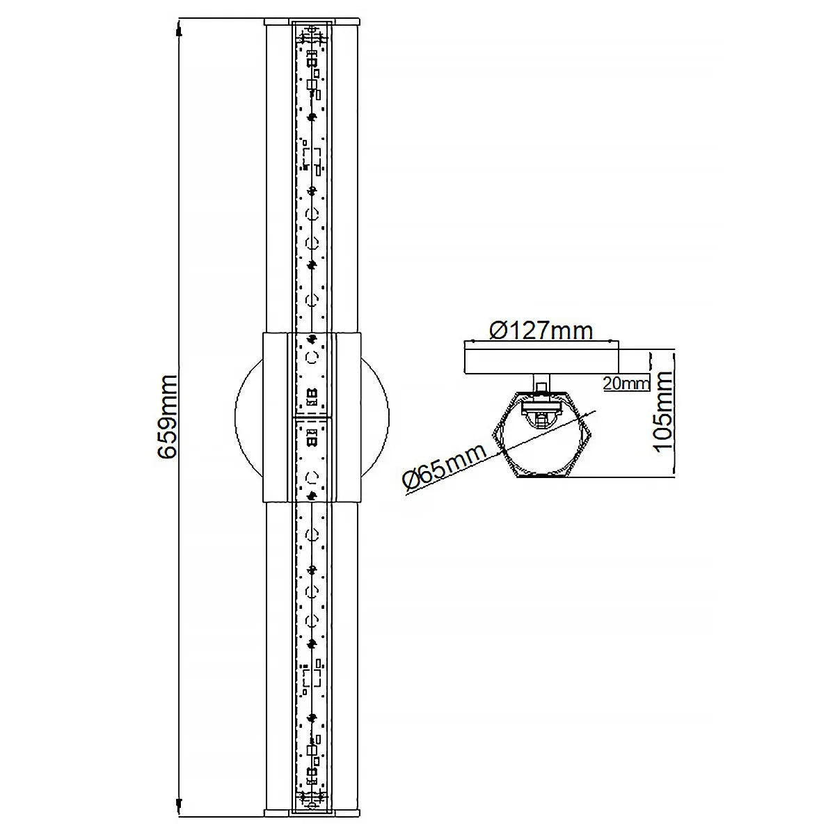 Facet Dual Wall Light