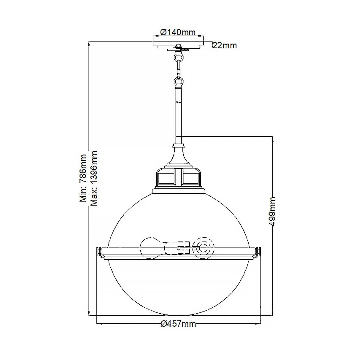 Fletcher Large Pendant Light