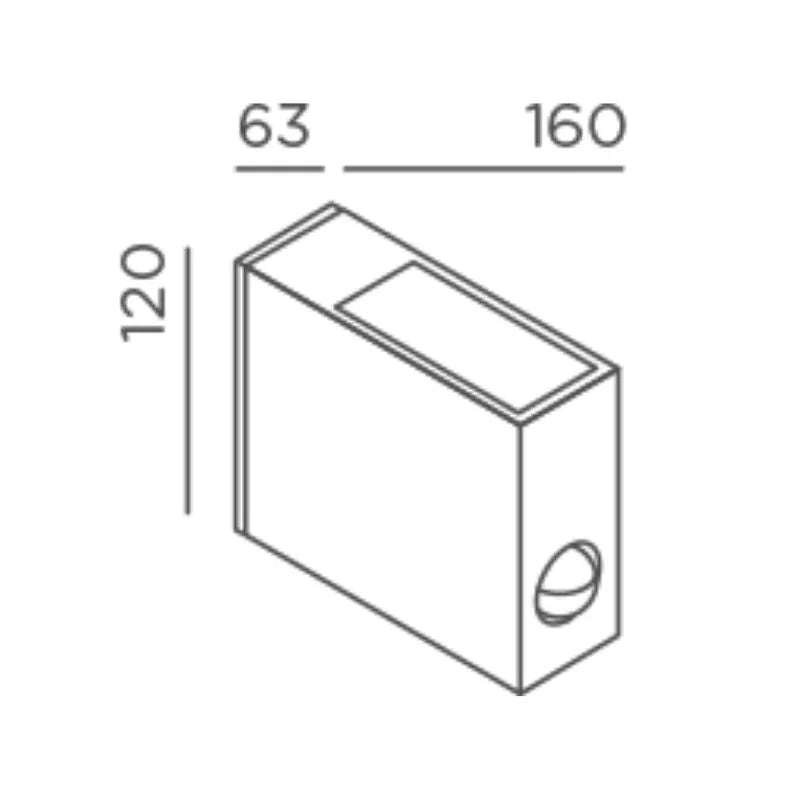IP44.de Eye Control Wall Light | All Square Lighting