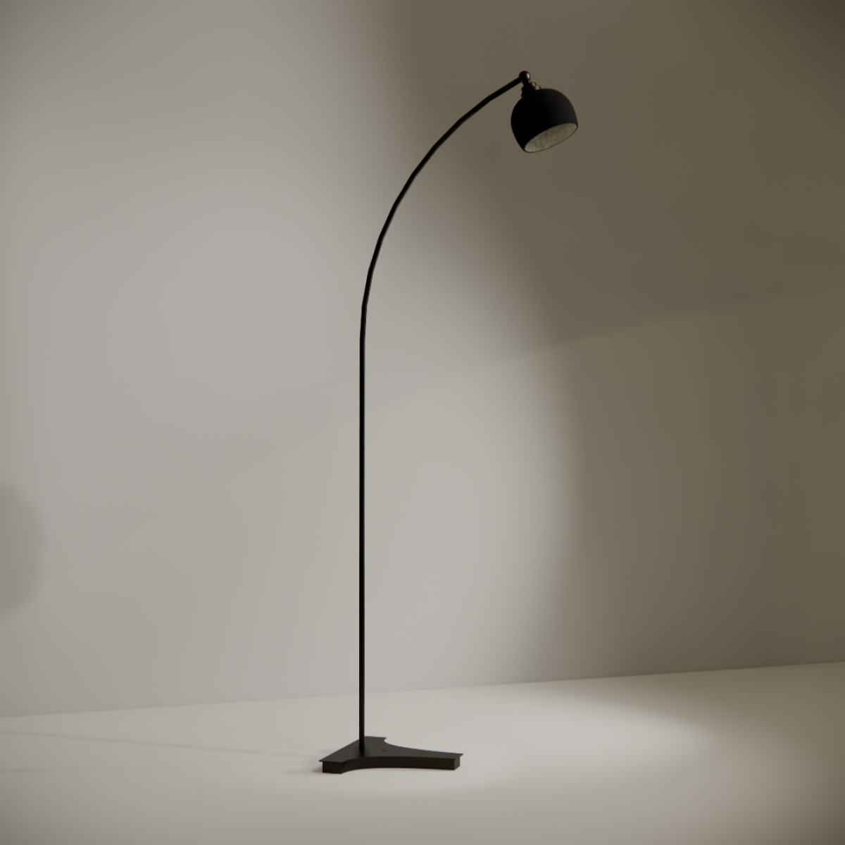 Convex Ceramic Floor Lamp