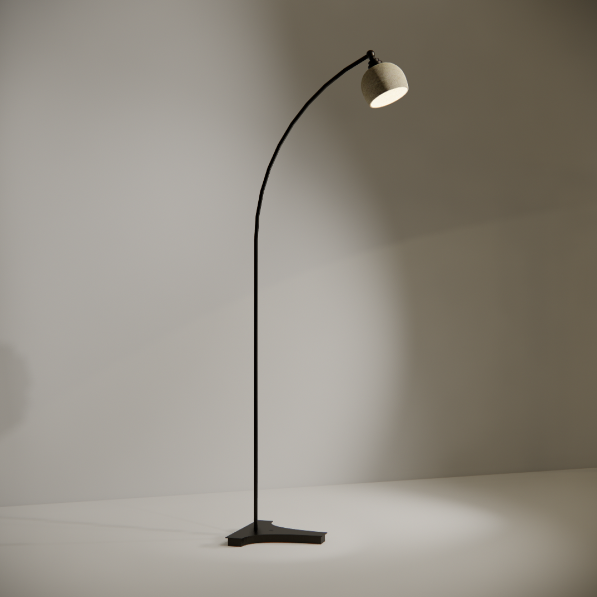 Convex Ceramic Floor Lamp