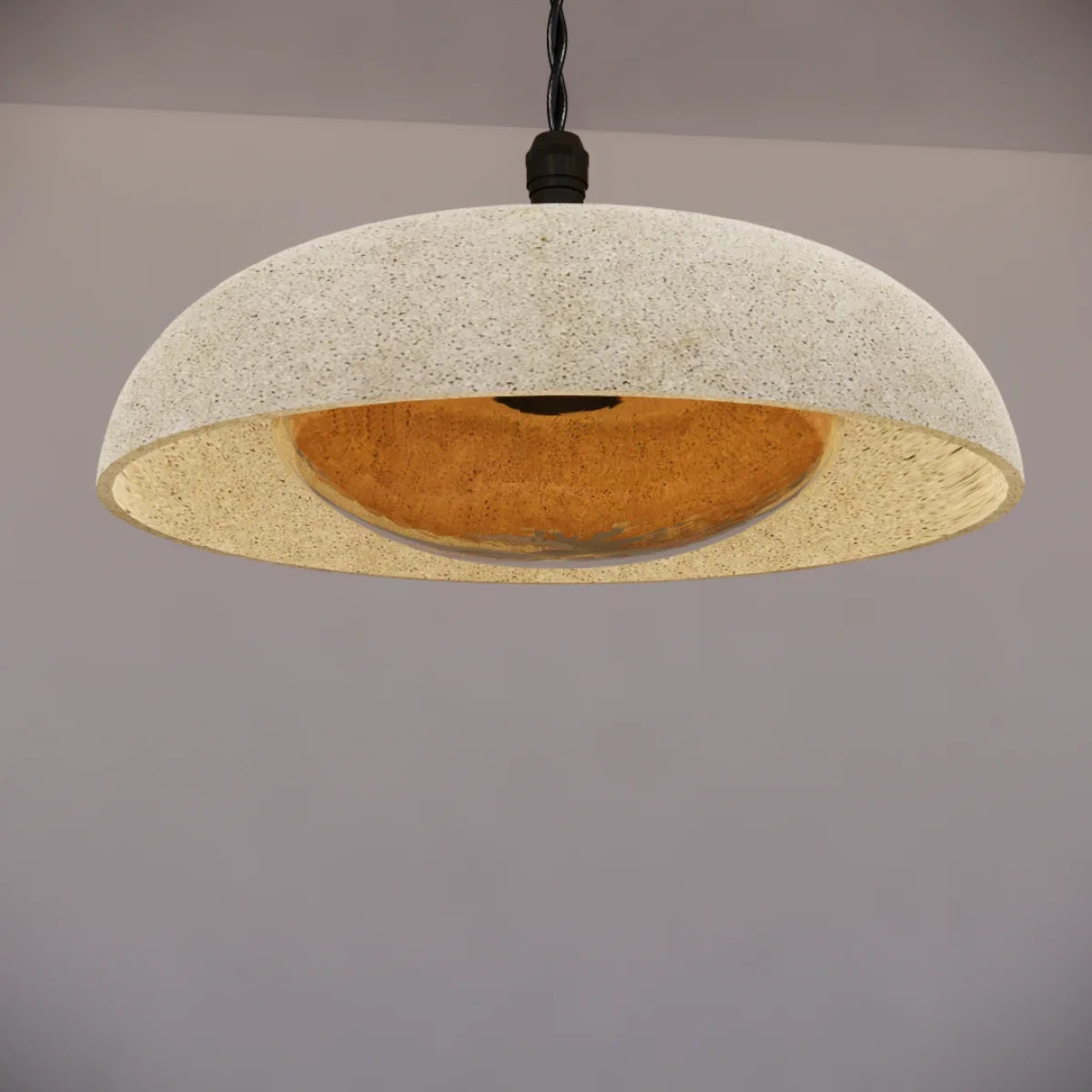 Noctilucia Shell Large Pendant Light