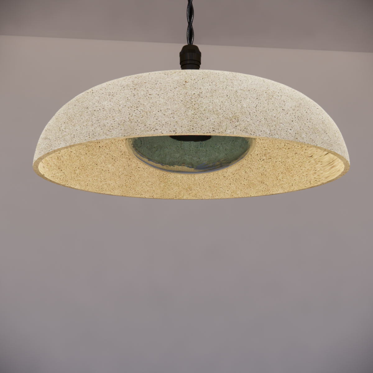 Noctilucia Shell Medium Pendant Light