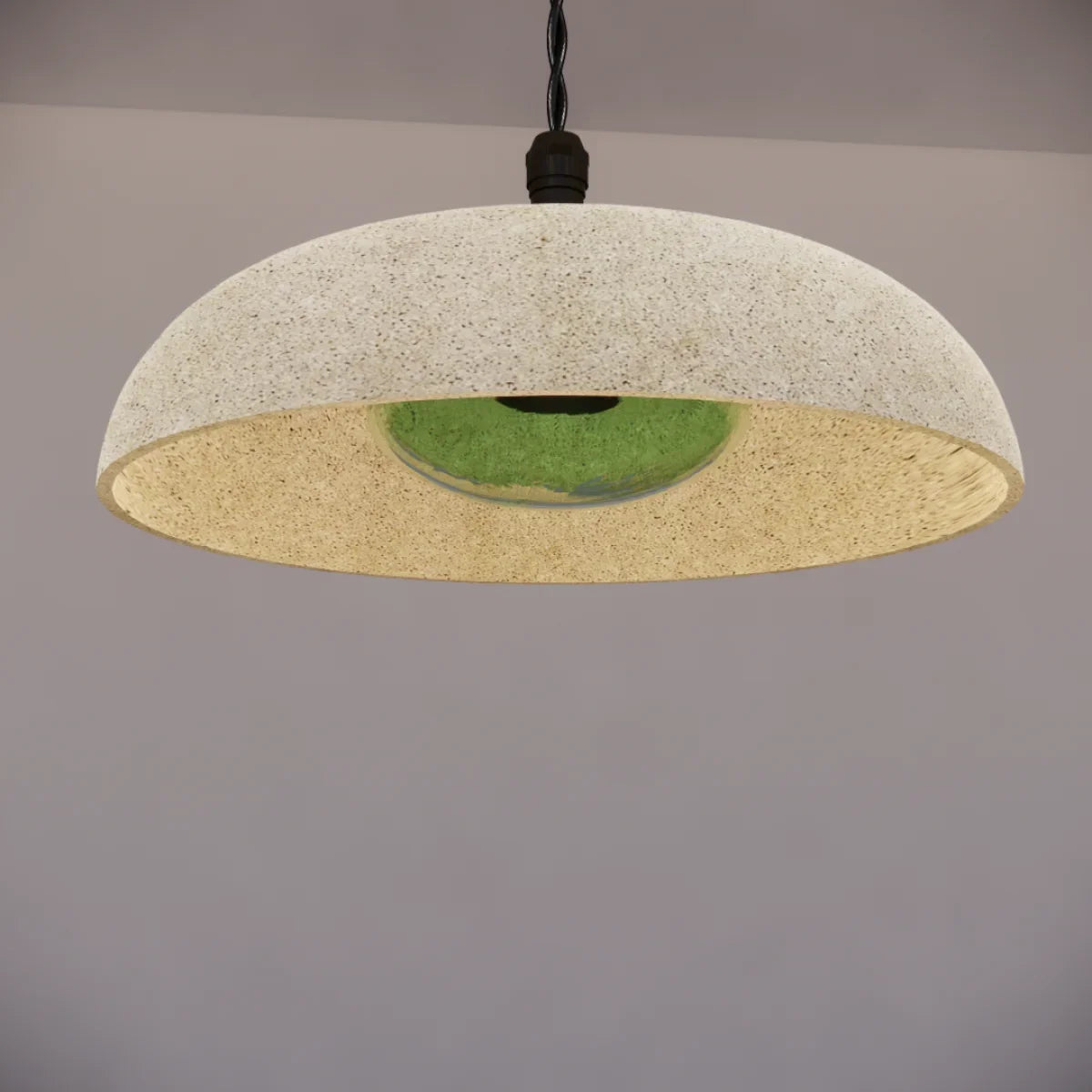 Noctilucia Shell Medium Pendant Light