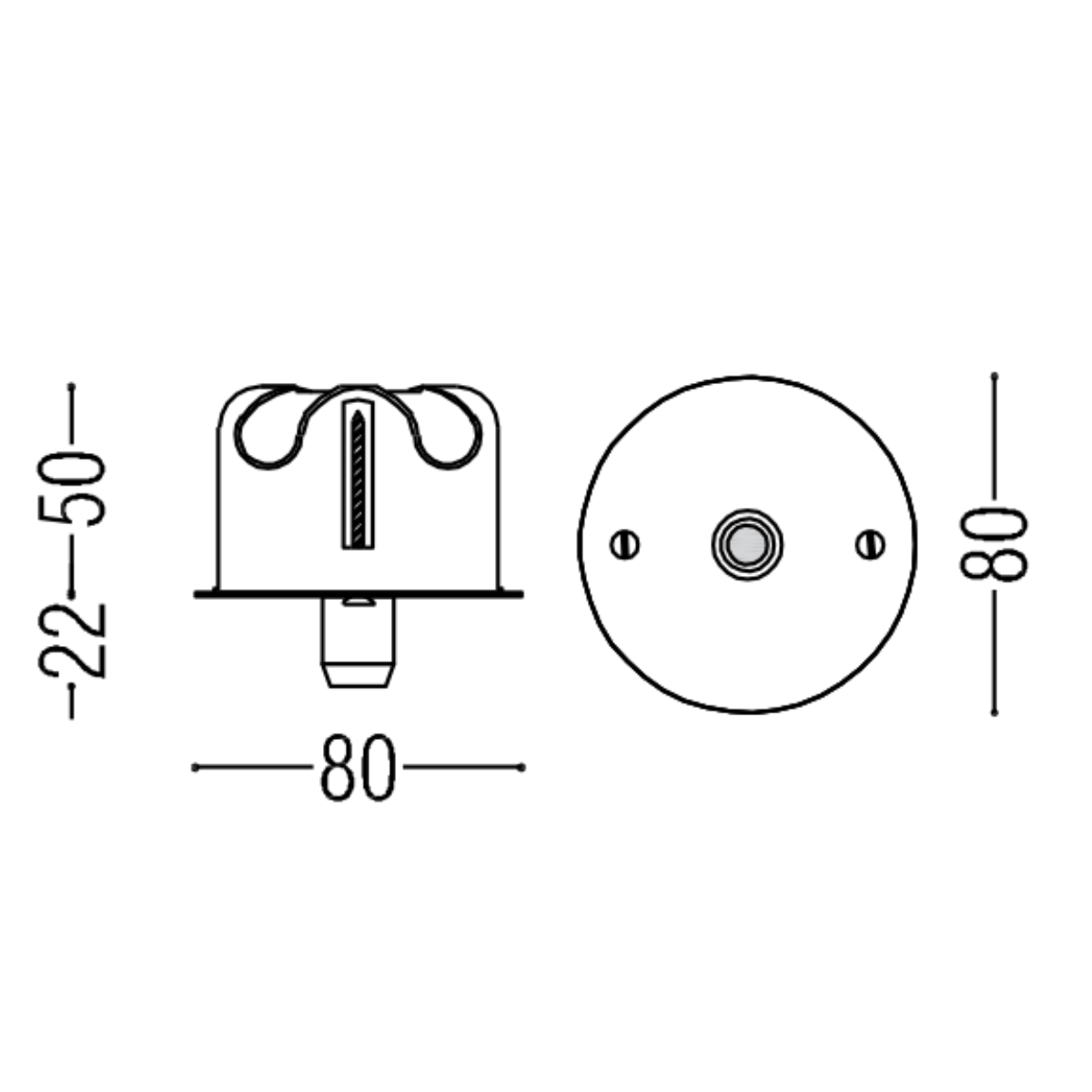 Pulo Grip Ceiling Rose