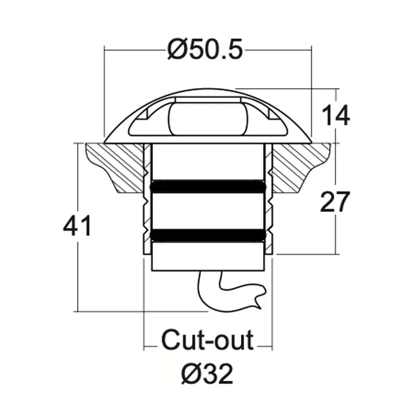 LightGraphix LD64 In-Ground Light | All Square Lighting