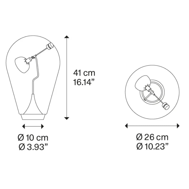 Lodes Blow Table Lamp | All Square Lighting