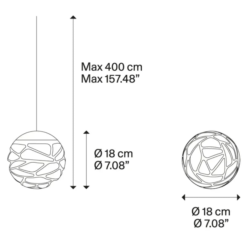 Lodes Kelly Cluster Pendant Light | All Square Lighting