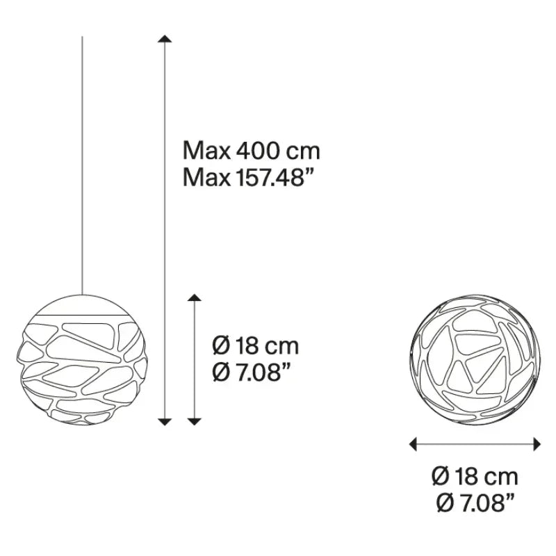 Lodes Kelly Cluster Pendant Light | All Square Lighting