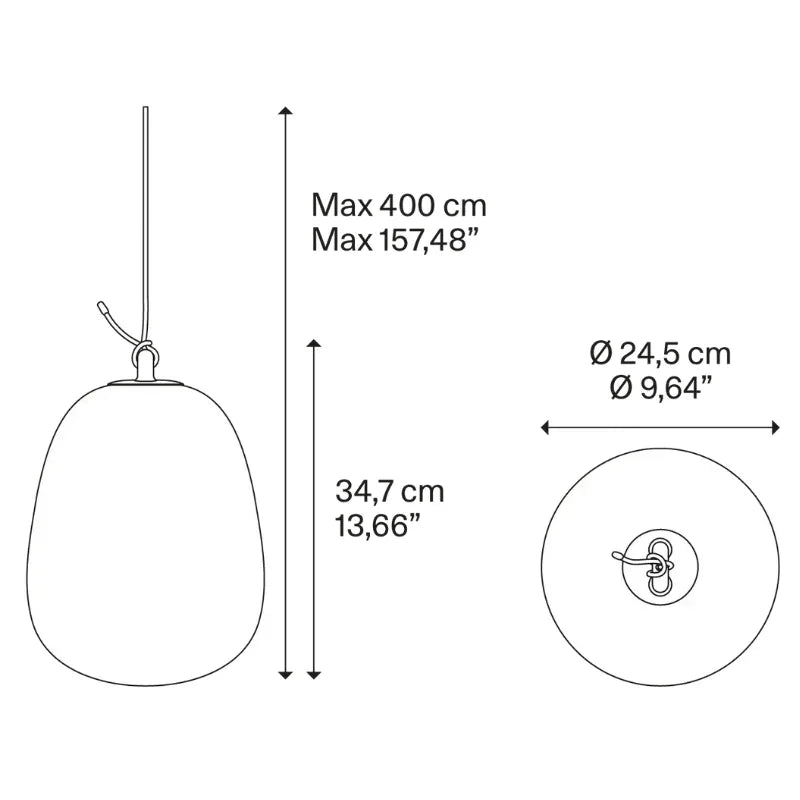 Lodes Oblò Large Pendant Light | All Square Lighting