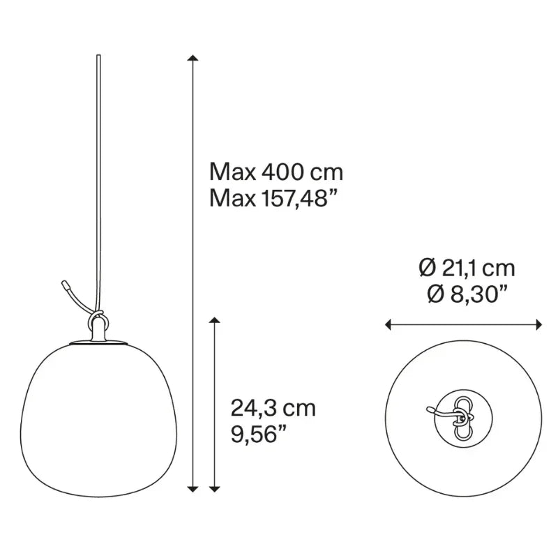 Lodes Oblò Small Pendant Light | All Square Lighting