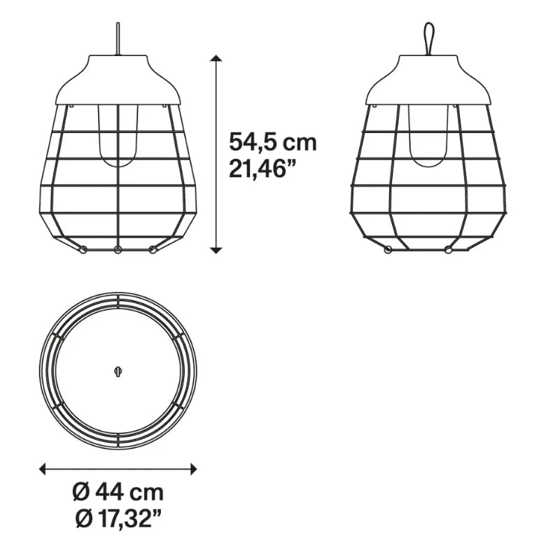 Stitch Medium Outdoor Floor Lamp