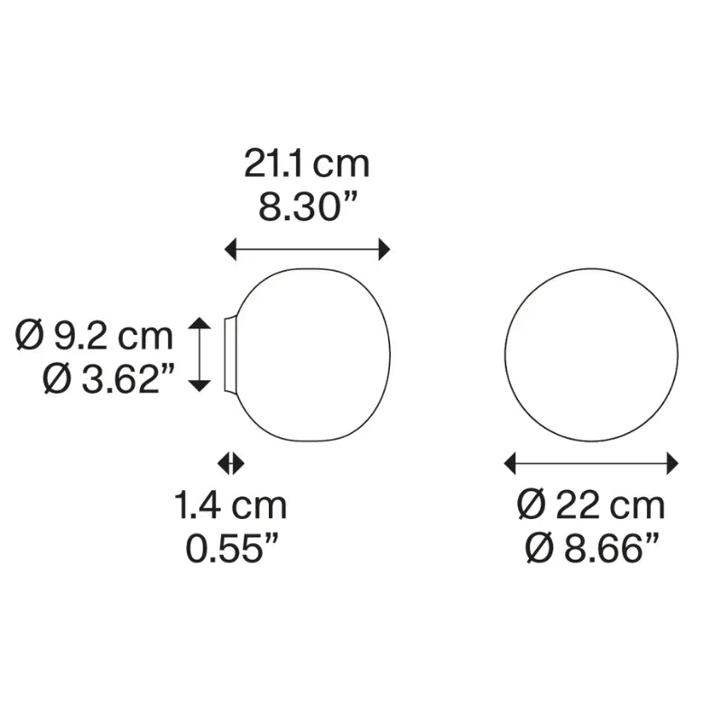 Lodes Volum 22 Wall Light | All Square Lighting