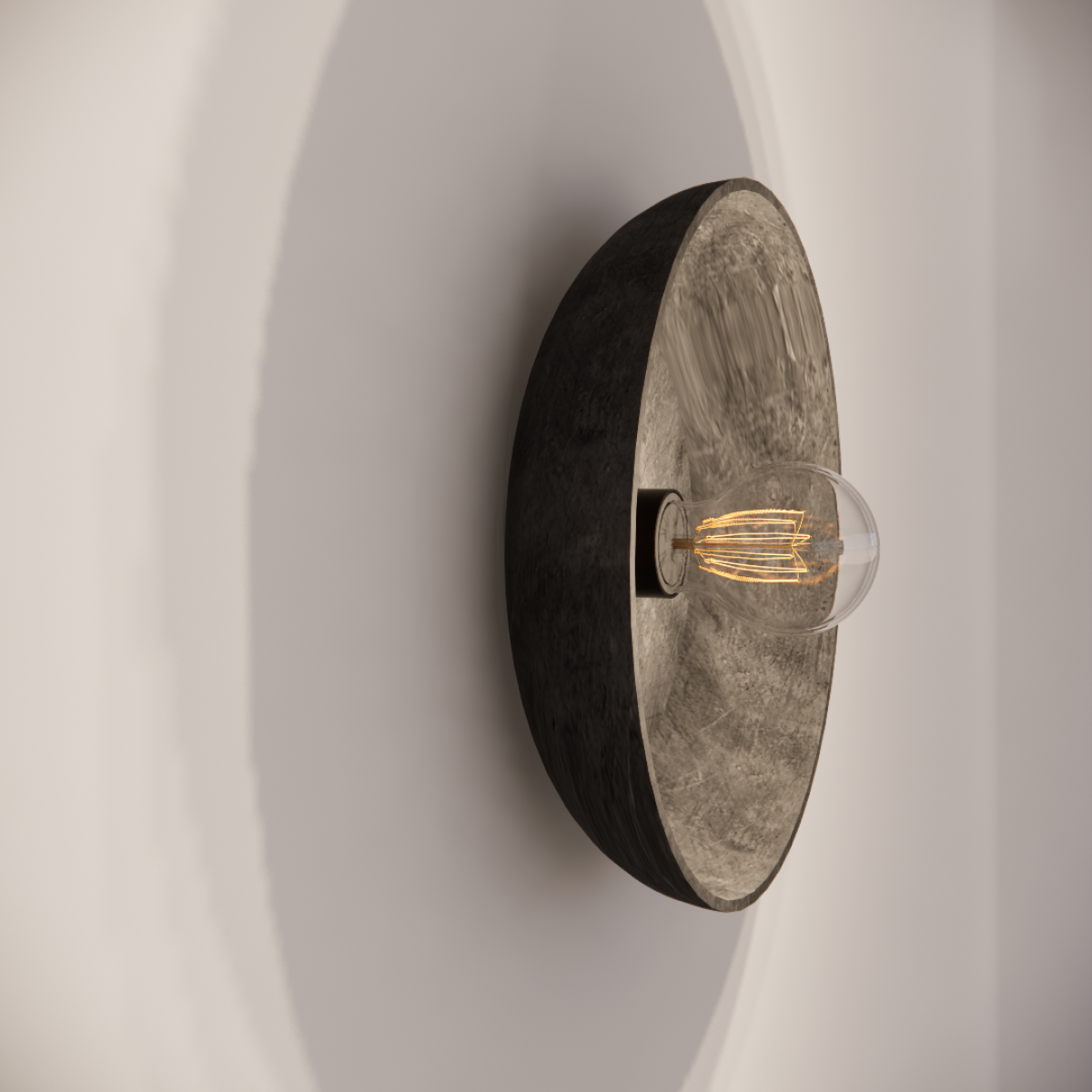 Ceramic Shell Large Wall Light