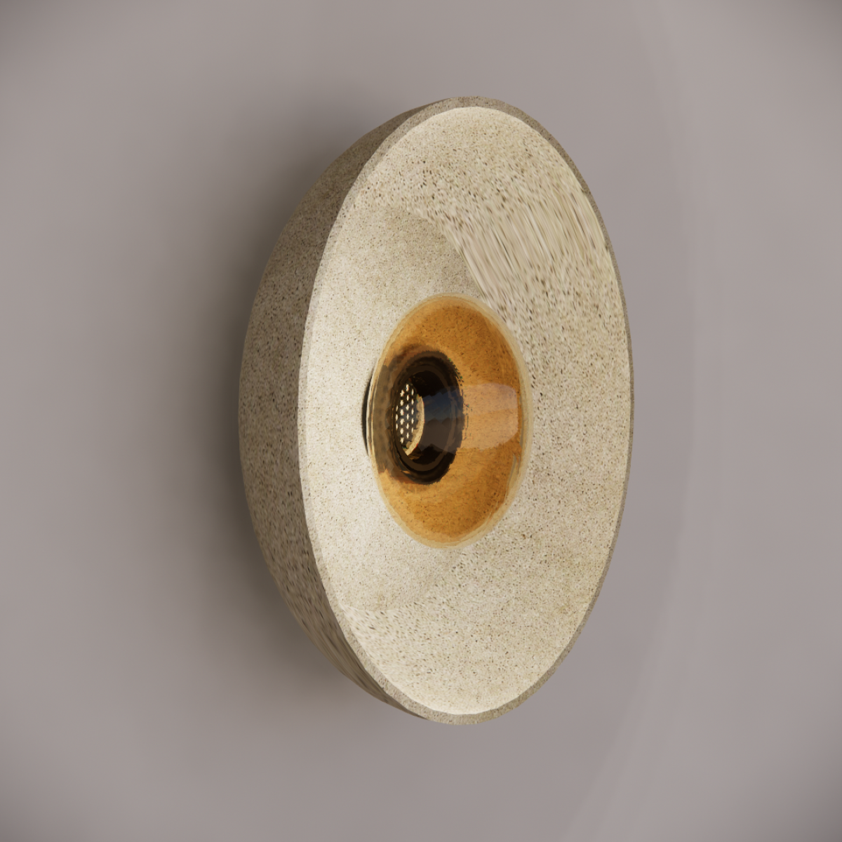 Noctilucia Shell Large Wall Light