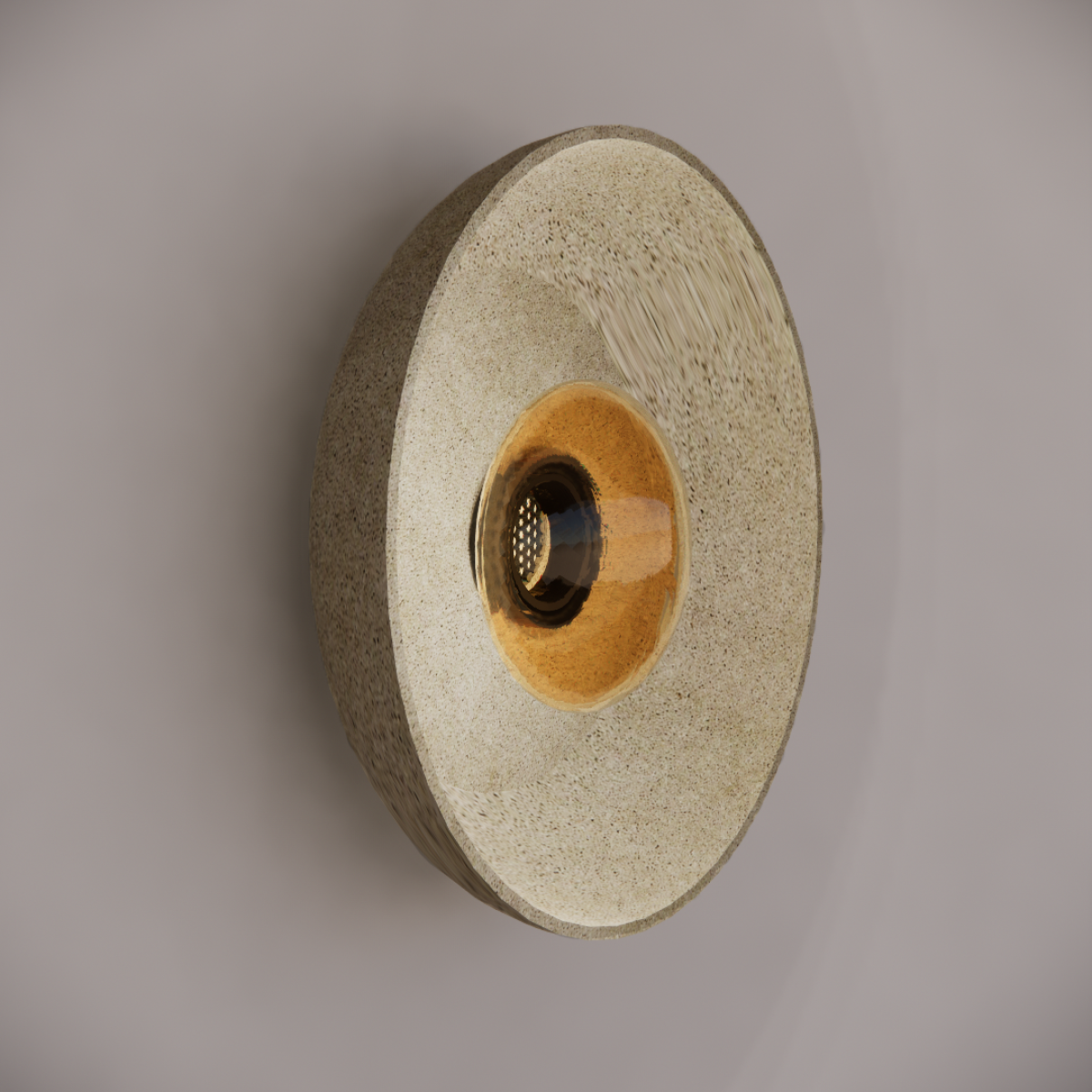 Noctilucia Shell Large Wall Light