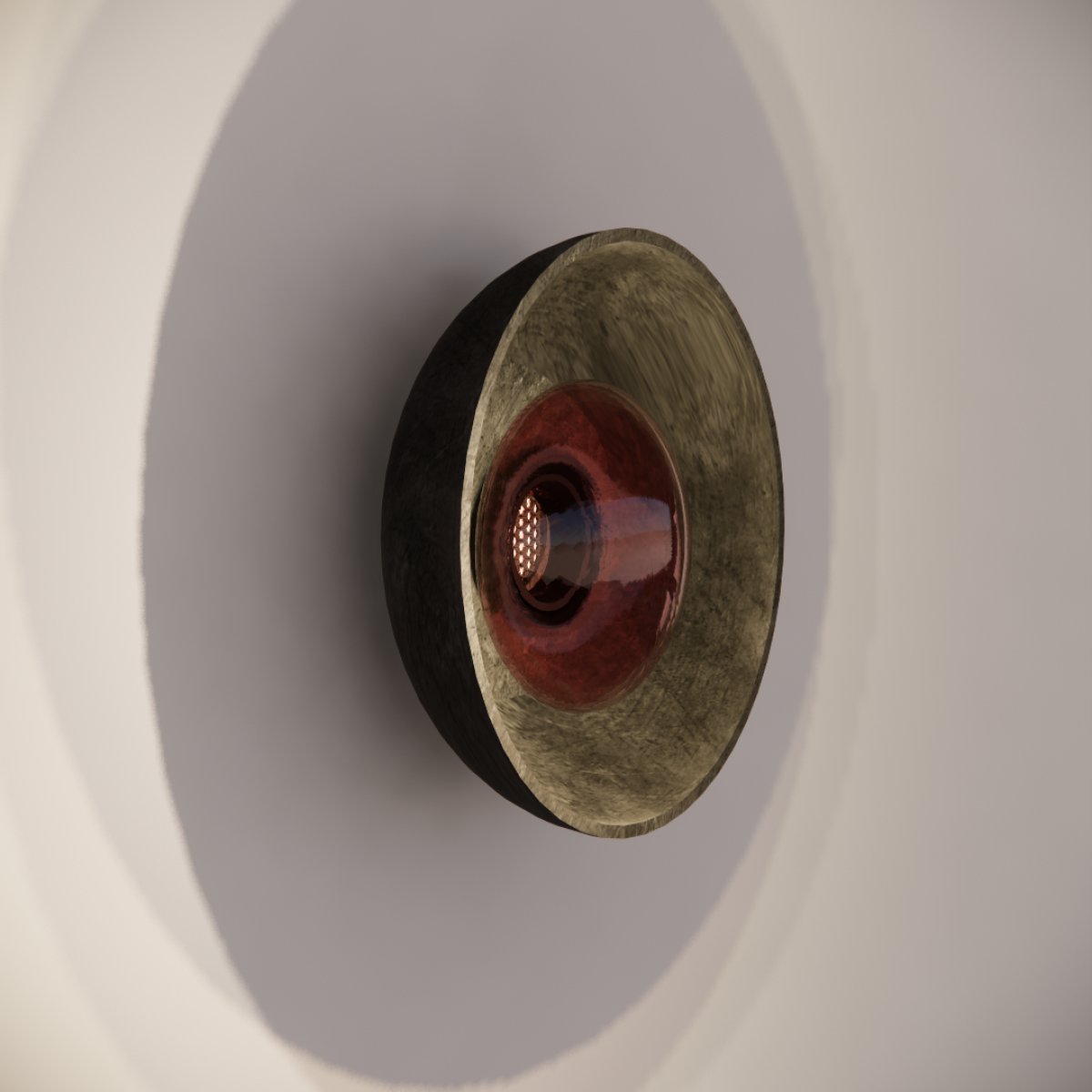 Noctilucia Shell Medium Wall Light