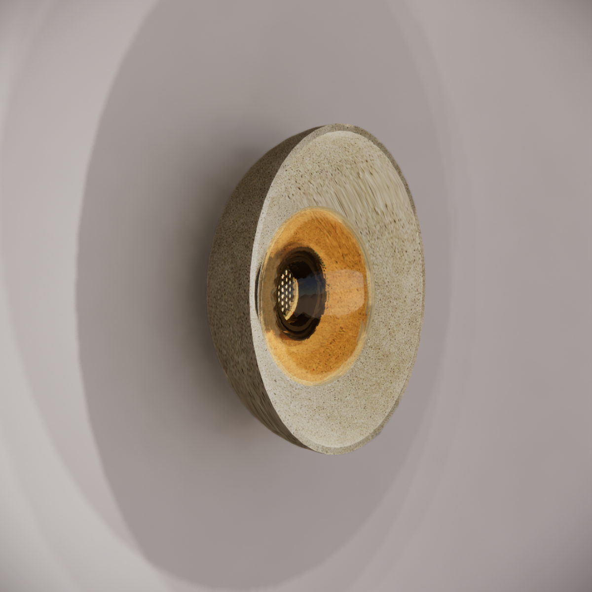 Noctilucia Shell Medium Wall Light