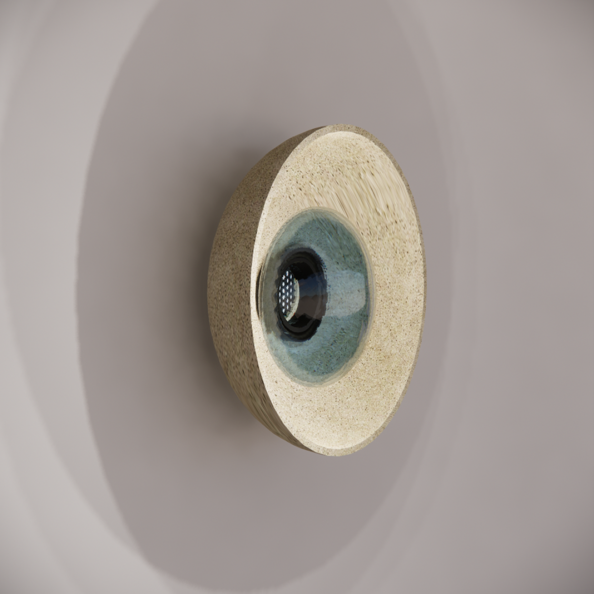 Noctilucia Shell Medium Wall Light