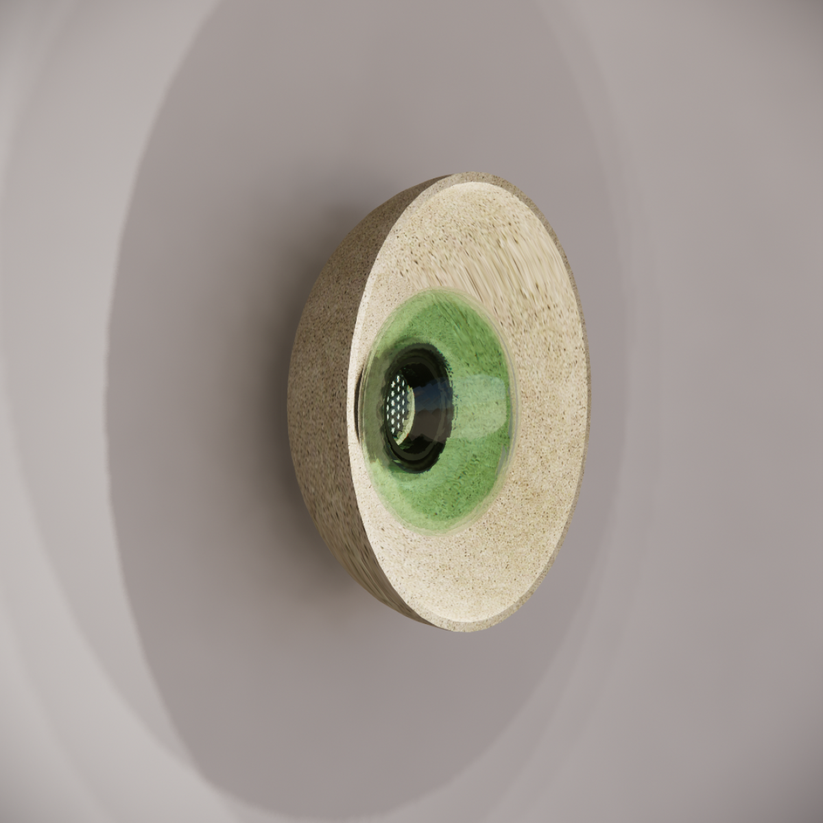 Noctilucia Shell Medium Wall Light