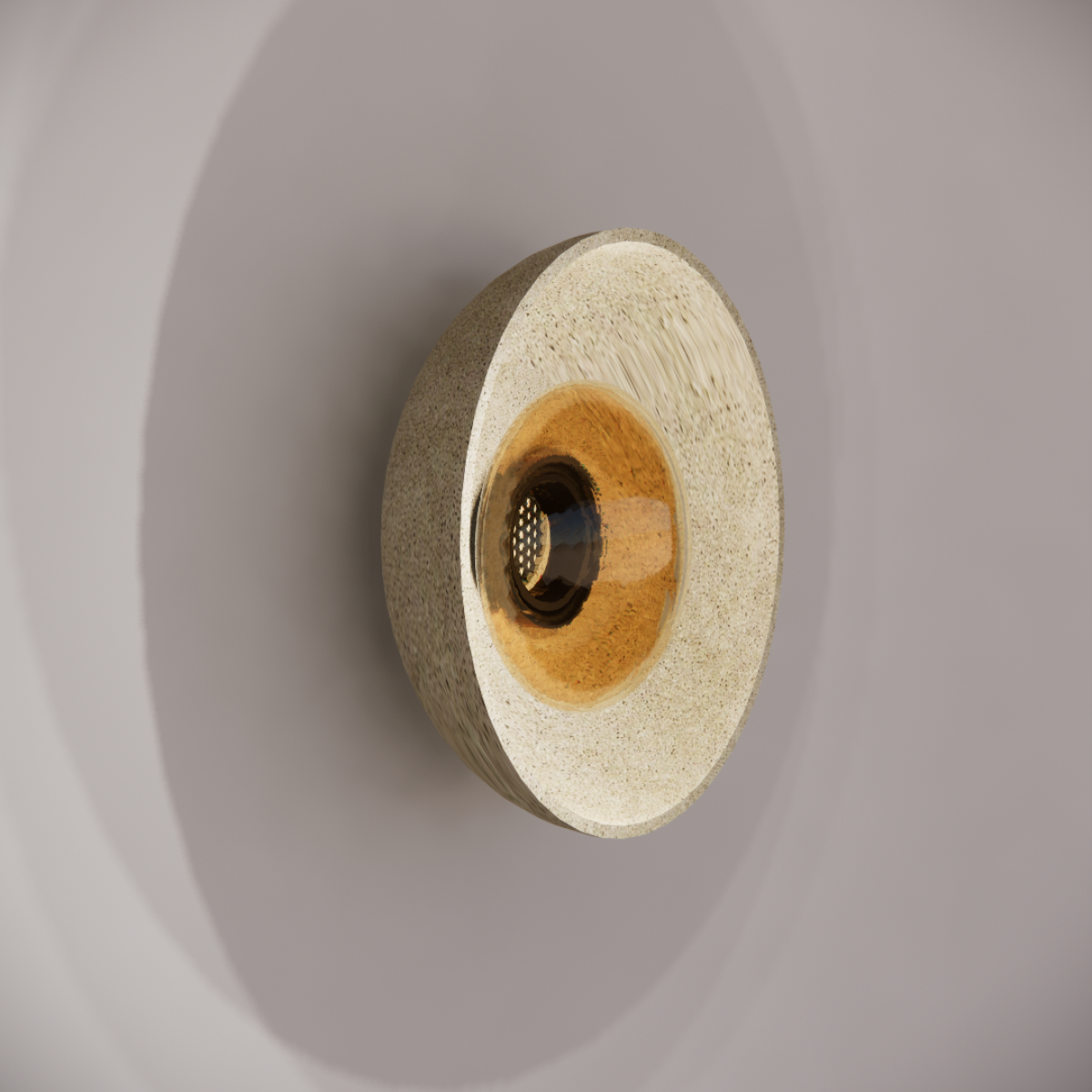 Noctilucia Shell Medium Wall Light