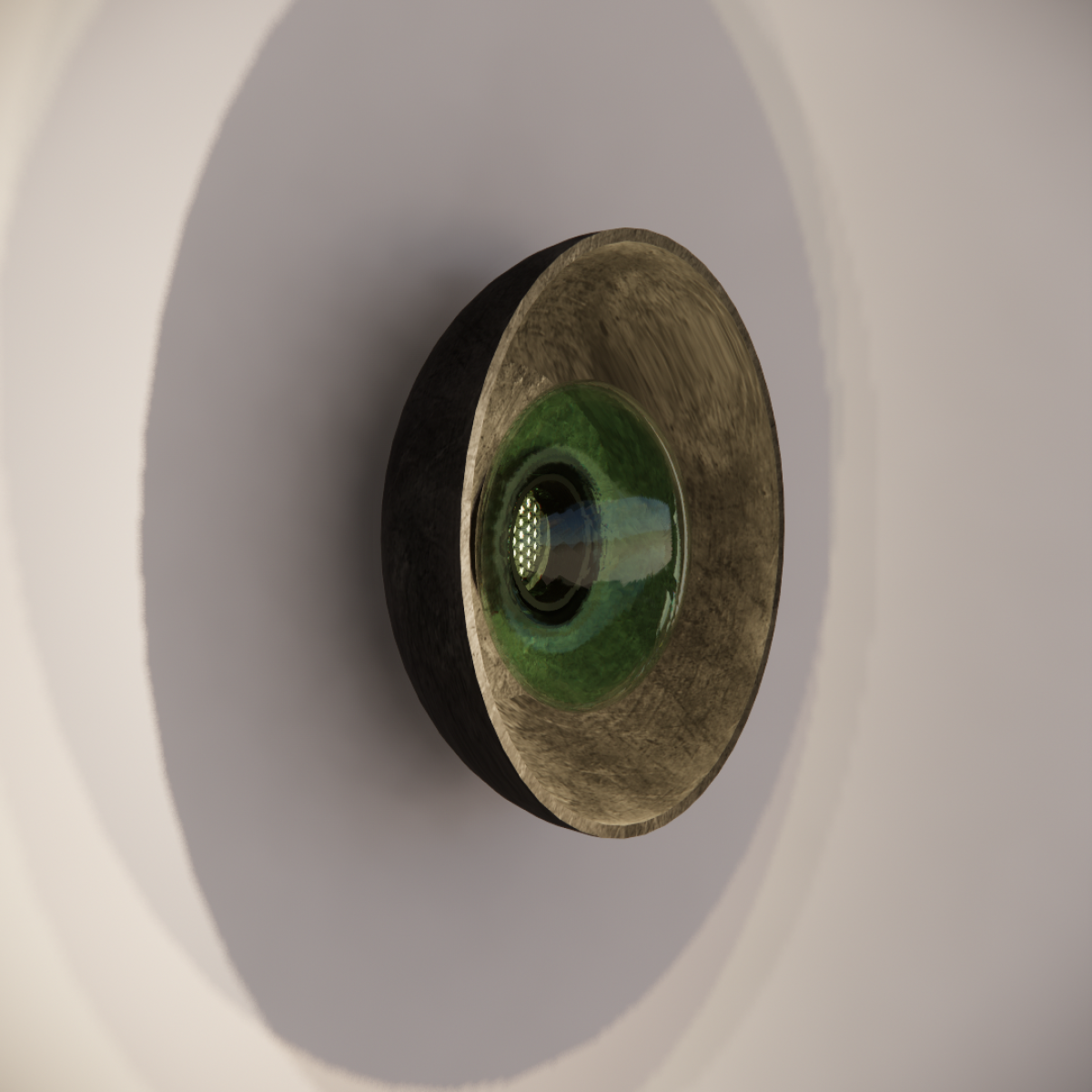 Noctilucia Shell Medium Wall Light