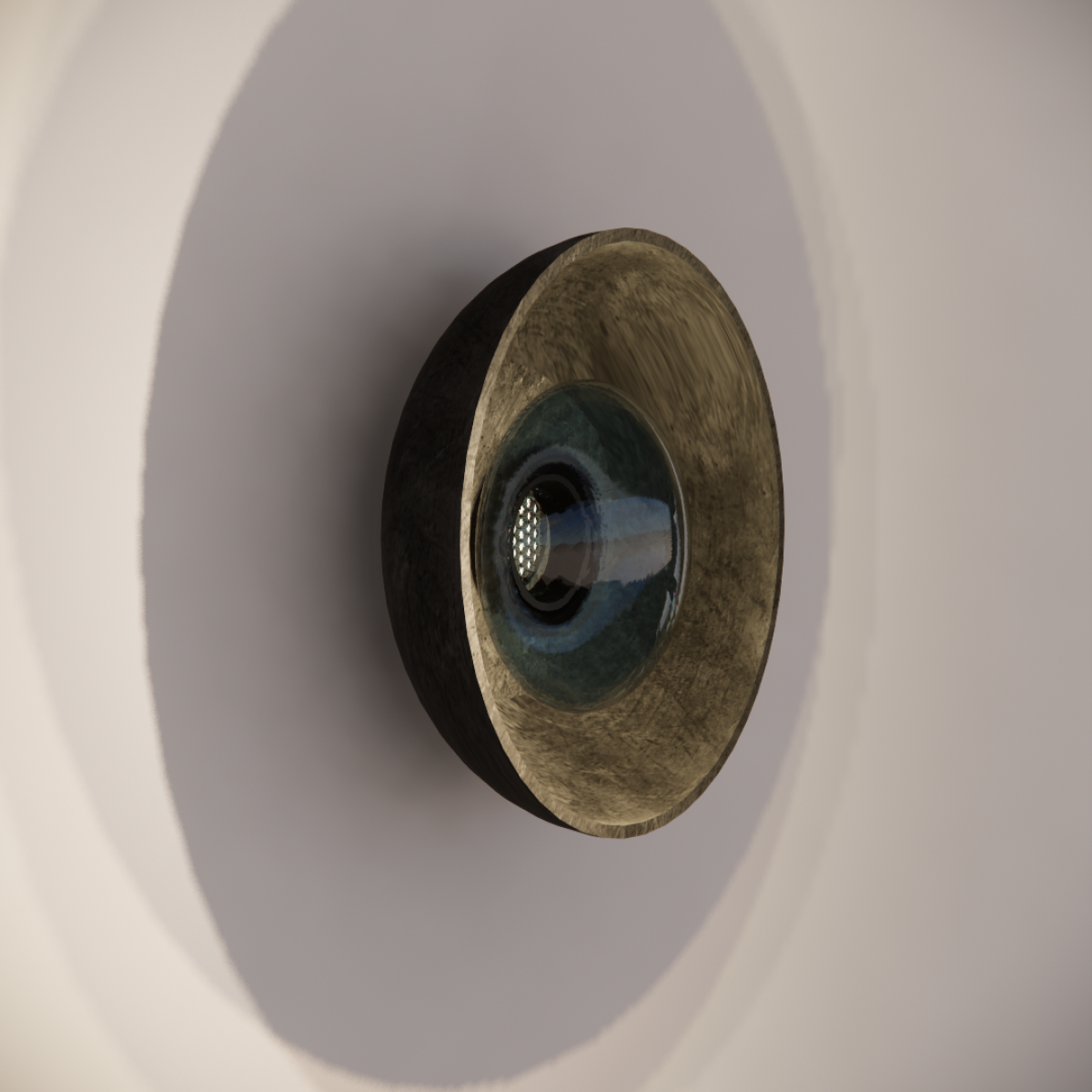 Noctilucia Shell Medium Wall Light