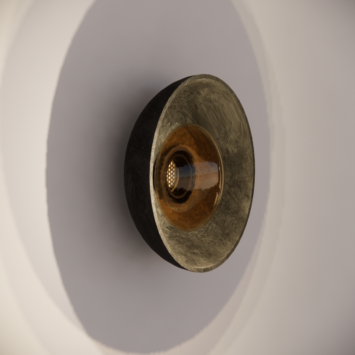 Noctilucia Shell Medium Wall Light