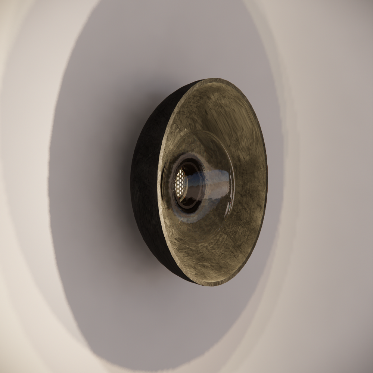 Noctilucia Shell Medium Wall Light