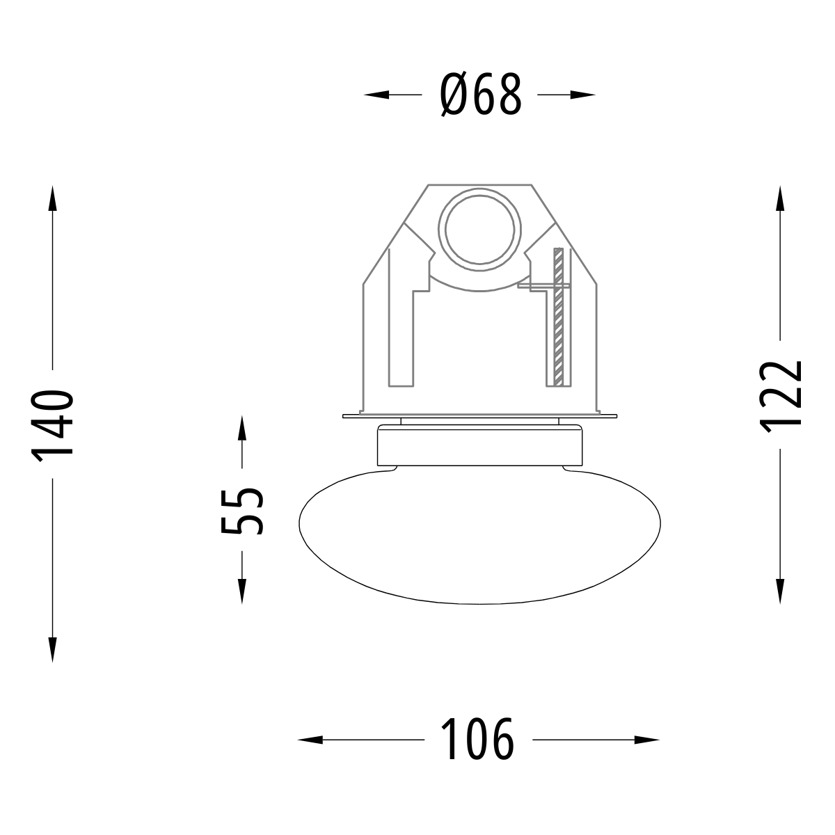 Noctilucia Small Wall Light