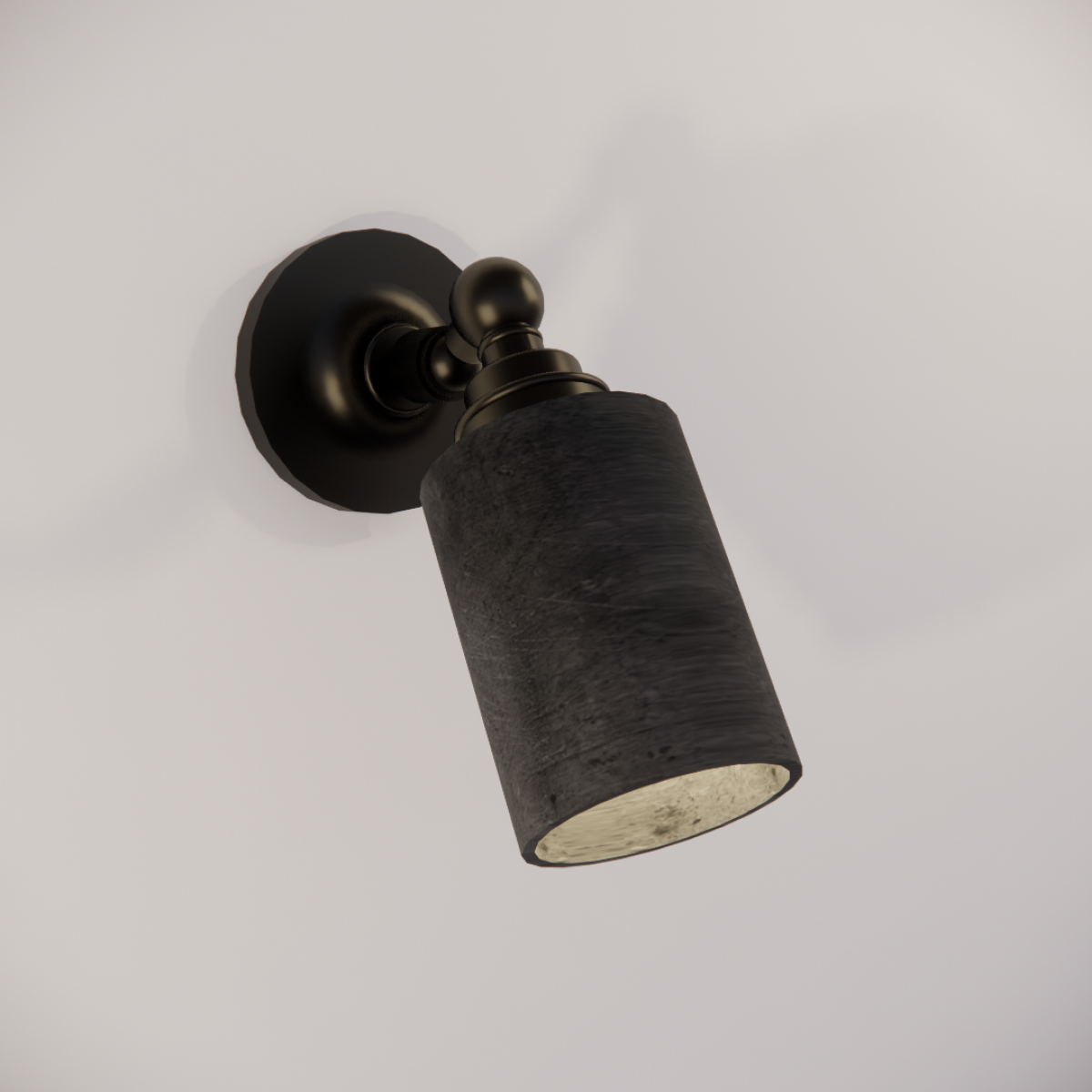 Pluo Ceramic Tube Flat Wall Light
