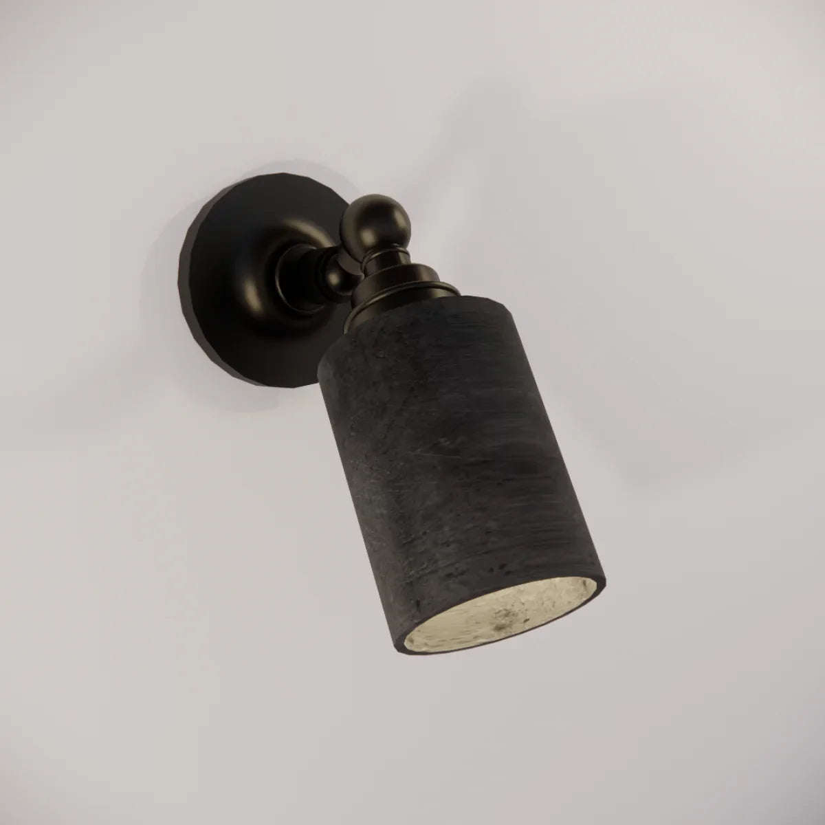 Pluo Ceramic Tube Flat Wall Light
