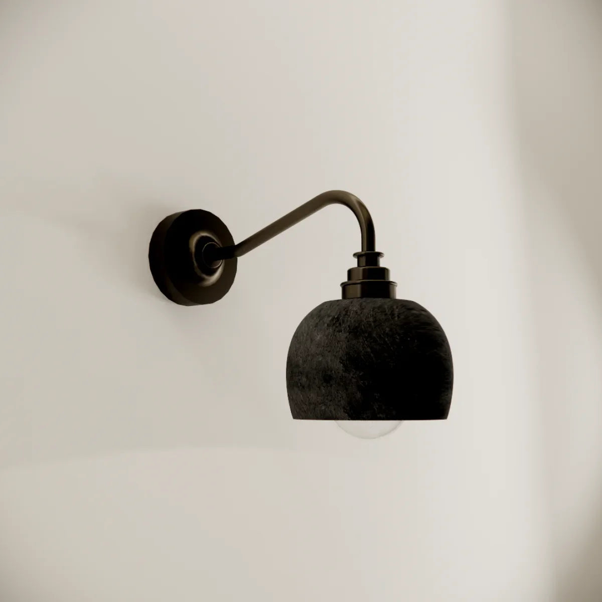 Pluo Curve Ceramic Convex High Wall Light