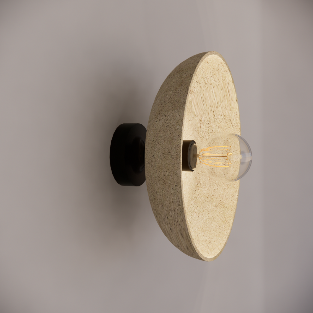 Pluo Shell Large Wall Light
